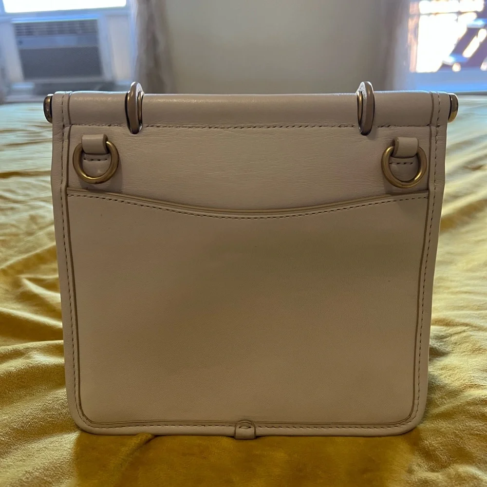 Coach Ivory Leather Satchel - Picture 5 of 9